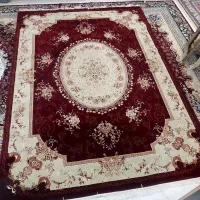 فرش ۹ متری زرشکی