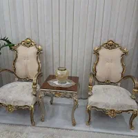 مبل سلطنتی با جلو مبلی و عسلی با غذا خوری ۸ نفره|مبلمان خانگی و میز عسلی|آستارا, |دیوار