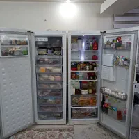 یخچال فریزر  دوقلو الکترو استیل کاملا سالم و نو|یخچال و فریزر|تهران, والفجر (افسریه)|دیوار