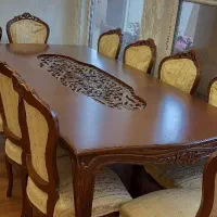 مبل استیل همراه میز ناهار خوری|مبلمان خانگی و میز عسلی|اندیشه, اندیشه فاز ۴|دیوار