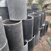 گلدان های بتن فوق سبک تعداد|خدمات باغبانی و درختکاری|اصفهان, بوستان ناژوان|دیوار