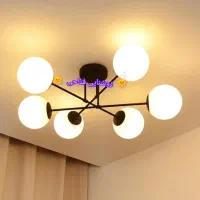 لوستر سقفی شش شعله مدرن