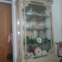 بوفه شیک با چوب گردو تمیز وشیک