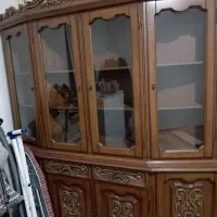 بوفه چوبی کلاسیک|بوفه، ویترین، کنسول|کرج, کیانمهر|دیوار
