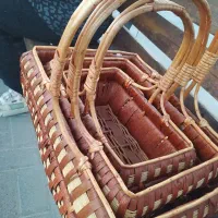 سبد چوبی حصیری شب چله و یلدا