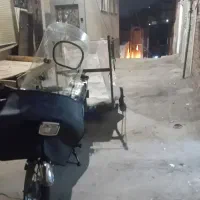 فروش موتور سیکلت با گاری ضایعات