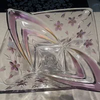 میوه خوری وشیرینی خوری وبشقاب وکاسه کریستال