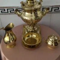 سماور زغالی برنجی