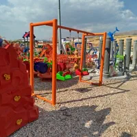 مجموعه بازی پلی اتیلن کد۲۳تاب سرسره کد۲۳مهدکودک|اسباب‌‌بازی|اصفهان, آبشار|دیوار