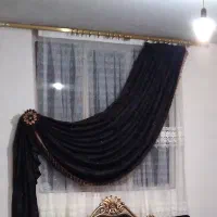 پرده تور به همراه والان