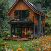 کلبه سوئیسی/آلاچیق|خدمات پیشه و مهارت|چمستان, |دیوار