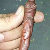 قلمکاری هنری وفاخررخ واقعی اثراستاداحمدزنجانی چاقو