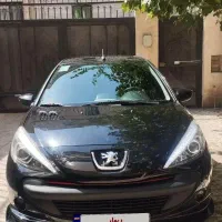 پژو ۲۰۷ مدل ۹۸ دنده سقف فلز مشکی درجه یک تمیز