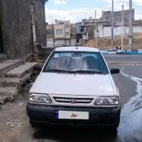 پراید مدل94دوگانه بیرون بدون رنگ شاسی ها آینه پلمپ