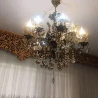 لوستر برنز ده شعله|لوستر و چراغ آویز|کرج, گلشهر|دیوار