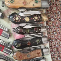 چاقو بابا چاقوهای بابا کوچیک بزرگ|کلکسیون اشیاء عتیقه|ارومیه, |دیوار