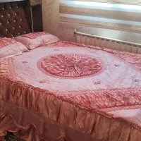 تخت دونفره همراه دراور و تشک