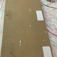 تخت‌ خواب چوبی نو و میز کامپیوتر