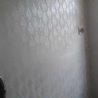 طرح کاغذ دیواری و رنگ پلاستیکی.|خدمات پیشه و مهارت|بستان آباد, |دیوار