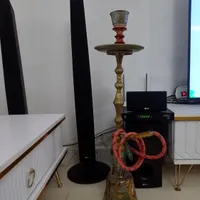 قلیون تنه برنجی قدیمی بلند فروش ومعاوضه