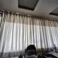 پرده شیک بزرگ و پارچه مرغوب