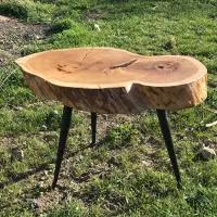 جلو مبلی چوب گردو طرح روستیک