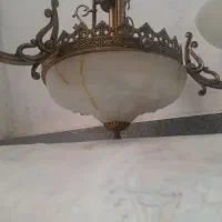 لوستر ۳شعله طرح مرمر