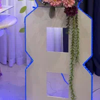 استند چراغ دار تولد عدد ۸
