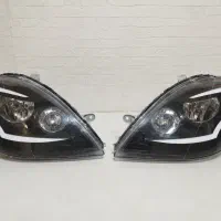 جفت چراغ جلو تیبا، طرح اسپرت با نوار LED سفید