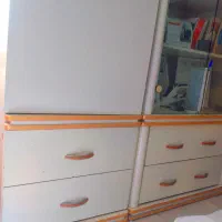 کمد ۳تیکه ام دی اف اصل|جاکفشی، کمد، دراور|فردیس, شهرک ارم|دیوار