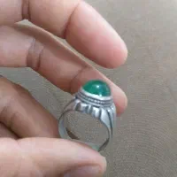 انگشتر عقیق سبز سیدی نقره عیاربالا|جواهرات|اهواز, پادادشهر|دیوار