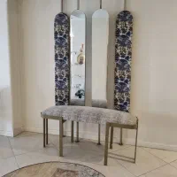 صندلی و اینه دیوارکوب دیواری دکوراتیو و صندلی اپن