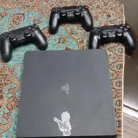 PS4 پونصد گیگ اسلیم همراه بازی و سه دسته