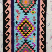 گلیم|گلیم، جاجیم، گبه|زنجان, |دیوار