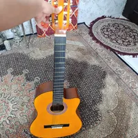 گیتار سالم برای عکاسی فقط استفاده شده