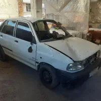 پراید تصادفی روشن حرکت