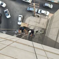 کار در ارتفاع با طناب بدون داربست