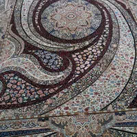 یک جفت فرش ۱۲متری کهکشان ۷۰۰شانه سرمه ای|فرش|ورامین, شهرک مدرس|دیوار