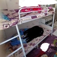 تخت کودک دوطبقه   ومقداری لوازم دیگه