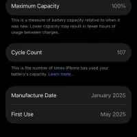 گوشی آیفون ch16 نرمال 128 رم 6 مشکی فعال باتری 100|موبایل|تهران, فاطمی|دیوار