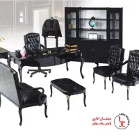 ست۶۰۲،مبلمان اداری،صندلی مدیریت کتابخانه،میز مدیر