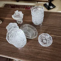 سرویس بستنی خوری وظروف بلوری وسوگا ژاپن|ظروف سرو و پذیرایی|شیراز, قدوسی غربی|دیوار