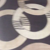 گلیم قهوه ای کرم نوتمیز