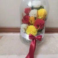 گل لوکس در تراریوم شیشه ای|گل مصنوعی|سبزوار, هویزه|دیوار