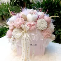 باکس گل شمع جاودان