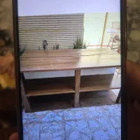 میز کار ام دی اف / در دو طبقه جادار