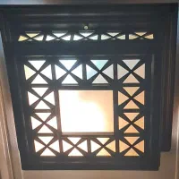 لوستر چوبی سقفی نونو|لوستر و چراغ آویز|همدان, |دیوار