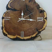 ساعت چوبی تابلو چوبی