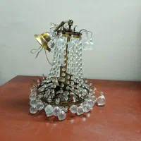 لوستر کریستال 4 لامپ