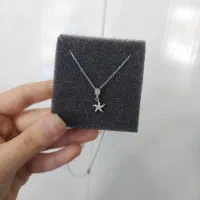 پلاک زنجیر طرح ستاره نقره اصلی|بدلیجات|کرمانشاه, |دیوار